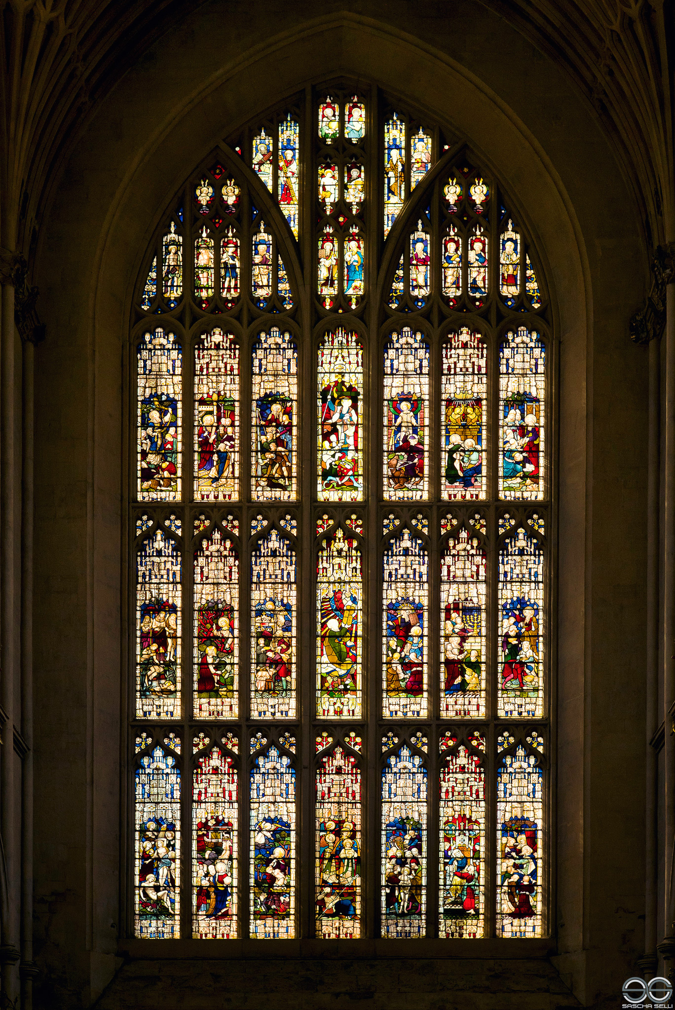 Bath Cathedral Window