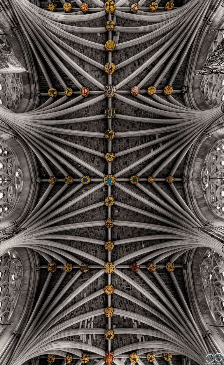 Ceiling bosses, Exeter Cathedral