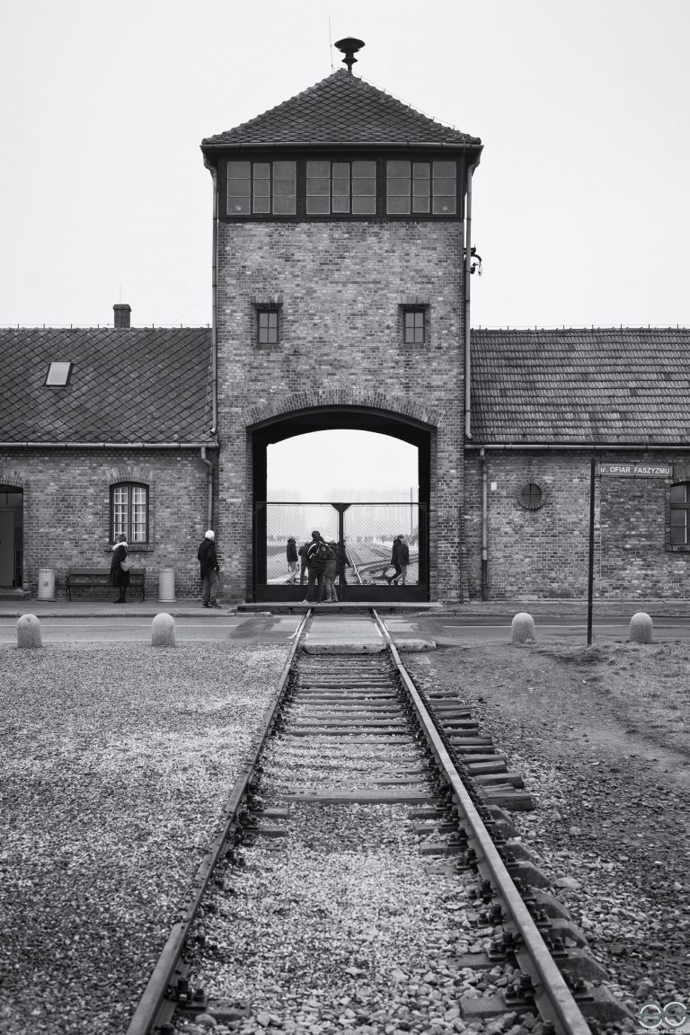 Main camp gate, Auschwitz II