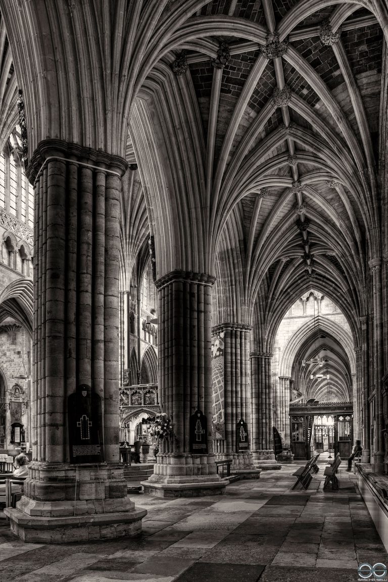 The nave, Exeter Cathedral