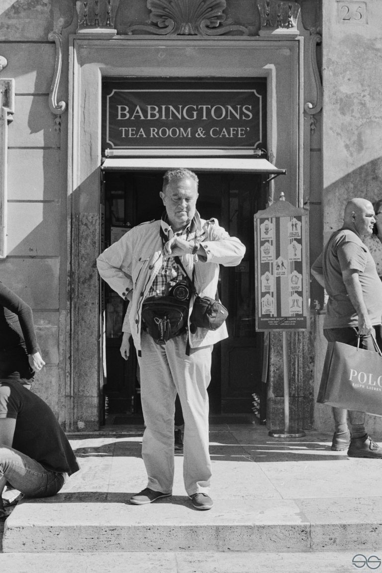 Tourist, Piazza di Spagna, Rom