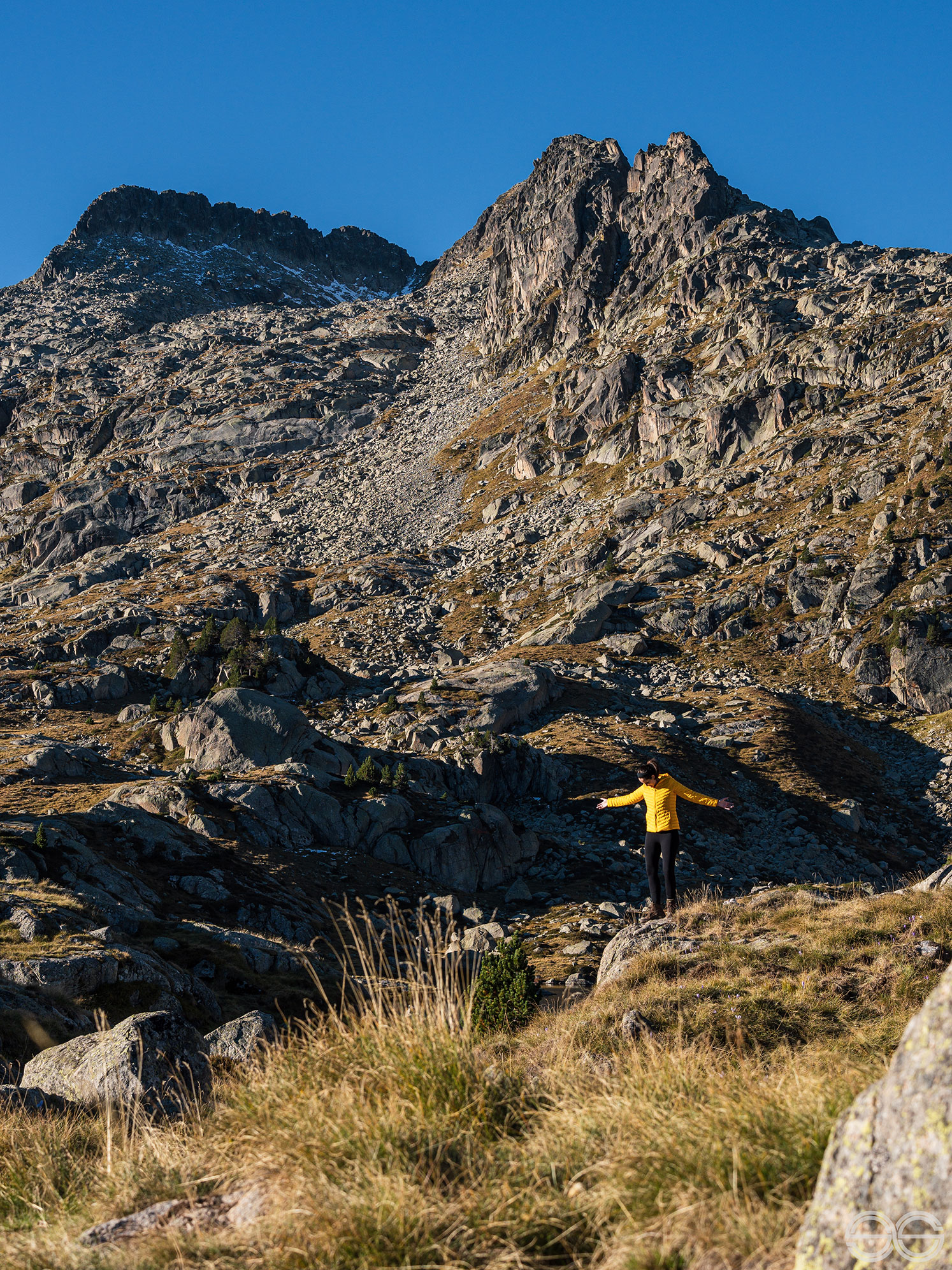 Kerstin, Circo de Colomers, Pyrenees, Lleida, Spain